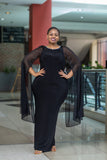 Black Handlace Gown