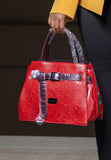 Red Office Handbag