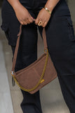 Brown Vernika Shoulder  Handbag