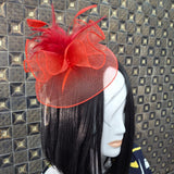 Red Fascinators