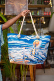 Ocean Blue  Beach bag